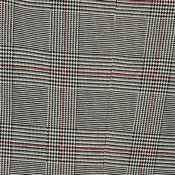 Plaid Dark Academia Career oversized Preppy blazer Work Plaid 1/4 sleeves  20 - Picture 2 of 5